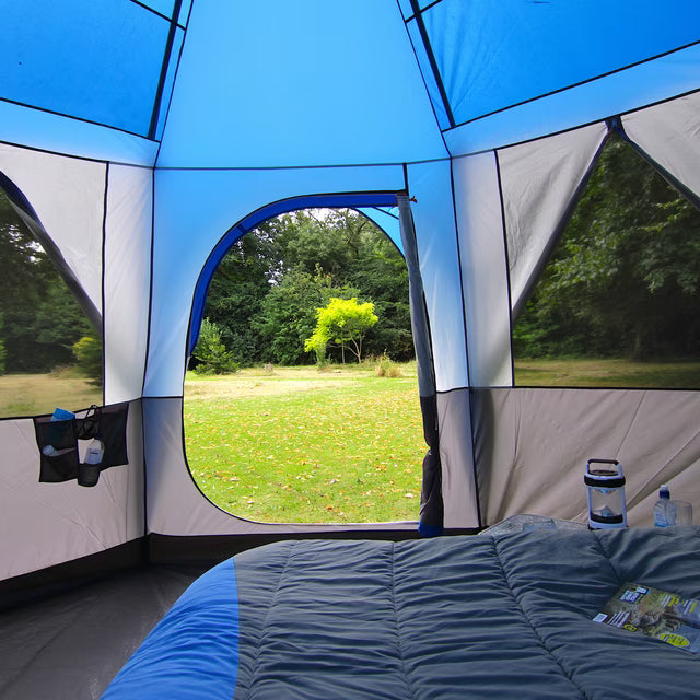 Arctic Pro 8 seater Octagon tent - blue